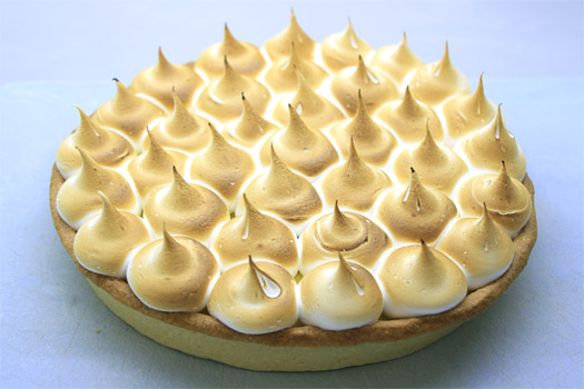 the blow torched lemon meringue pie