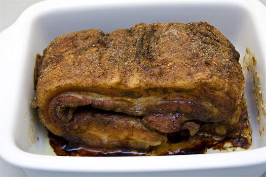 the slow-roasted pork