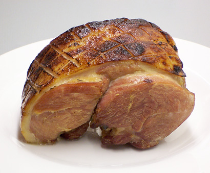 the glazed ham