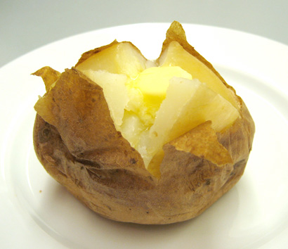 the finished potato