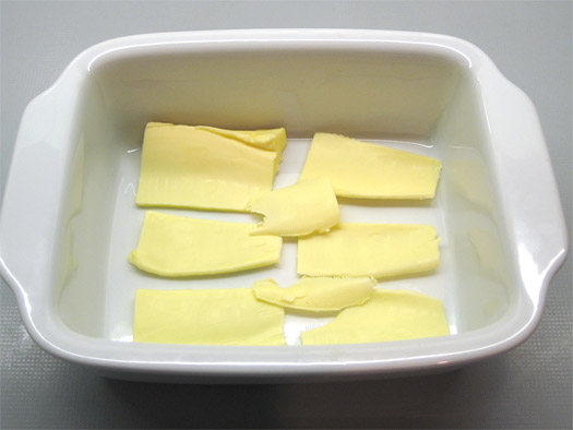layering the butter